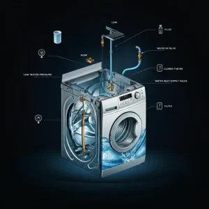 Diagram of water level sensor/pressure switch