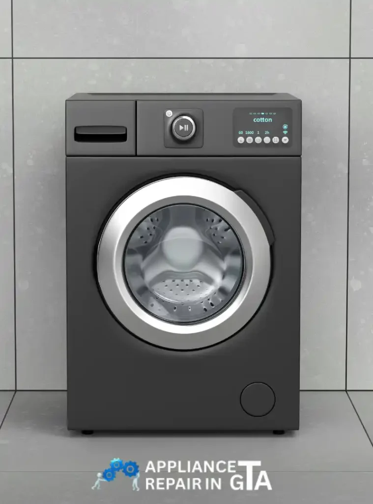 Washer machine displayed for appliance repair services in Brampton.