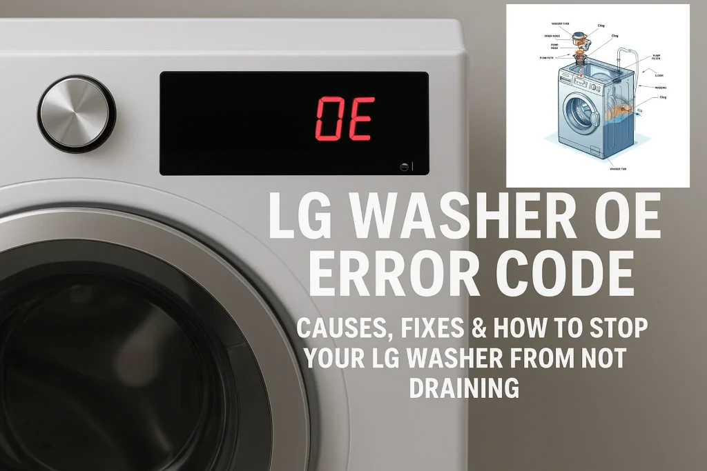 LG Washer OE Error Code – Causes, Fixes & Drainage Solutions